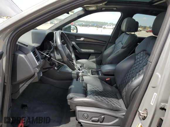 2020 Audi SQ5 Premium Plus with VIN WA1B4AFY8L2127341, listed as a Copart auction lot 69452274 with 41,814 mi miles and Salvage Title. Bid and sale history available at DreamBid. Image 7.