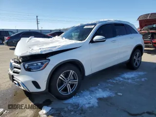 2020 Mercedes-Benz GLC with VIN W1N0G8EBXLF809567, listed as a Copart auction lot 44361345 with 0 mi miles and Salvage Title. Bid and sale history available at carsss.com. Image 1.