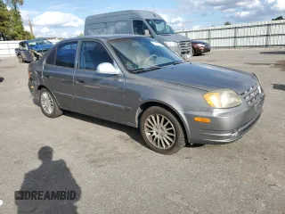 2003 Hyundai Accent GL with VIN KMHCG45C23U476391, listed as a Copart auction lot 78474264 with 155,731 mi miles and Salvage Title. Bid and sale history available at carsss.com. Image 4.