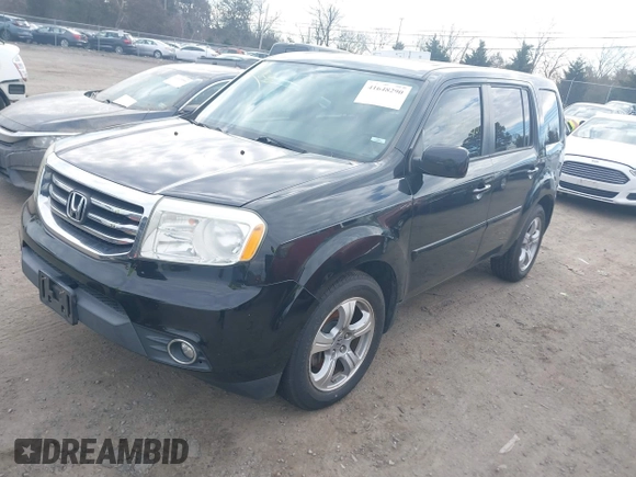 2013 Honda Pilot EX-L with VIN 5FNYF4H77DB047995, listed as a IAAI auction lot 41648290 with 154,926 mi miles and . Bid and sale history available at DreamBid. Image 2.