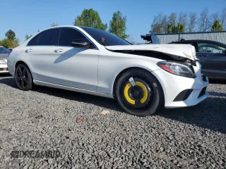 2019 Mercedes-Benz C 300 with VIN 55SWF8DB6KU286703, listed as a Copart auction lot 53886555 with Not provided miles and Salvage title. Bid and sale history available at DreamBid. Image 4.