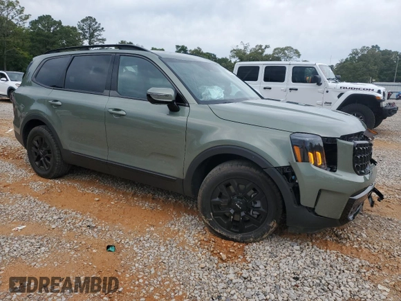 2024 Kia Telluride SX Prestige X-Pro with VIN 5XYP5DGCXRG500326, listed as a Copart auction lot 55867255 with 24,392 mi miles and Salvage title. Bid and sale history available at DreamBid. Image 4.