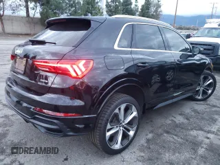 2020 Audi Q3 S line Prestige with VIN WA1FECF38L1056341, listed as a Copart auction lot 35998373 with 29,876 mi miles. Bid and sale history available at carsss.com. Image 3.