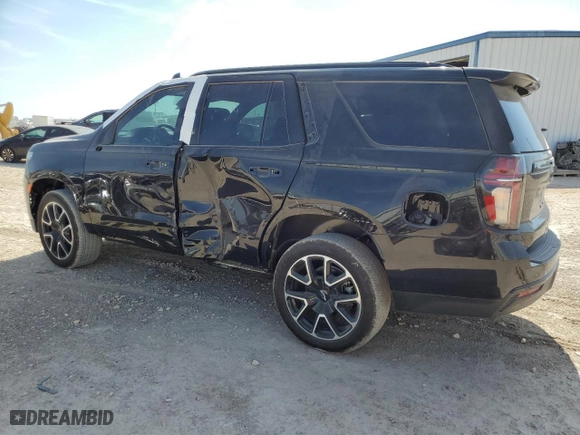 2023 Chevrolet Tahoe RST with VIN 1GNSCRKD2PR501568, listed as a Copart auction lot 71458144 with 10,146 mi miles and Salvage Title. Bid and sale history available at carsss.com. Image 2.
