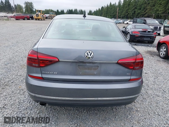 2017 Volkswagen Passat SE with VIN 1VWGT7A36HC063747, listed as a IAAI auction lot 42830924 with 85,120 mi miles and . Bid and sale history available at DreamBid. Image 16.