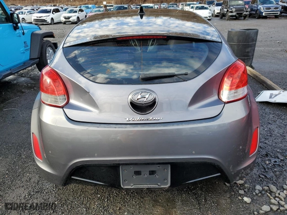 2016 Hyundai Veloster with VIN KMHTC6AD2GU283458, listed as a Copart auction lot 52090685 with 68,752 mi miles and Salvage Title. Bid and sale history available at carsss.com. Image 6.