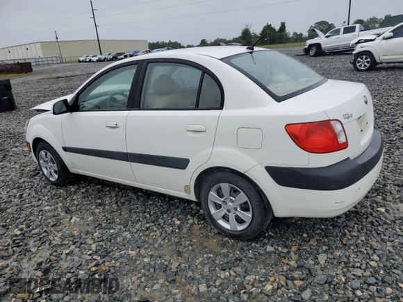 2007 Kia Rio LX with VIN KNADE123076227001, listed as a Copart auction lot 70975104 with 171,386 mi miles and Salvage Title. Bid and sale history available at carsss.com. Image 2.