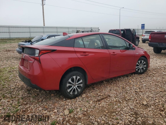 2019 Toyota Prius LE with VIN JTDL9RFU7K3005859, listed as a Copart auction lot 61030765 with 74,022 mi miles and Salvage title. Bid and sale history available at DreamBid. Image 3.