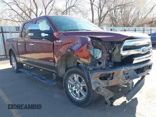 2016 Ford F-150 XLT with VIN 1FTEW1EG6GKF50057, listed as a IAAI auction lot 41670483 with 120,636 mi miles. Bid and sale history available at carsss.com. Image 1.
