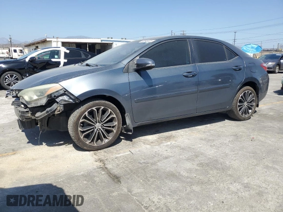 2016 Toyota Corolla L with VIN 5YFBURHE0GP408824, listed as a Copart auction lot 60846025 with 125,438 mi miles and Salvage title. Bid and sale history available at DreamBid. Image 1.