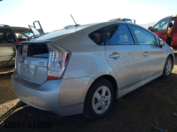2011 Toyota Prius I with VIN JTDKN3DU8B0251960, listed as a IAAI auction lot 41413533 with 132,094 mi miles and . Bid and sale history available at DreamBid. Image 4.