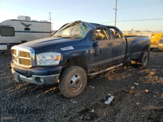 2007 Dodge Ram 3500 SLT with VIN 3D7MX48A97G805718, listed as a Copart auction lot 87484274 with 204,386 mi miles and Salvage Title. Bid and sale history available at carsss.com. Image 1.