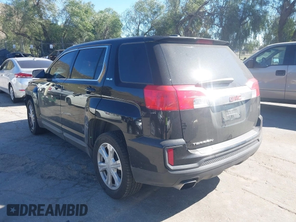 2017 GMC Terrain SLE with VIN 2GKALMEK2H6347849, listed as a IAAI auction lot 41634216 with 61,405 mi miles. Bid and sale history available at carsss.com. Image 3.