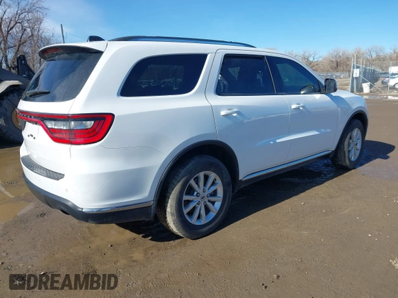 2021 Dodge Durango SXT Plus with VIN 1C4RDJAG8MC574010, listed as a IAAI auction lot 41697705 with 67,629 mi miles and . Bid and sale history available at DreamBid. Image 4.