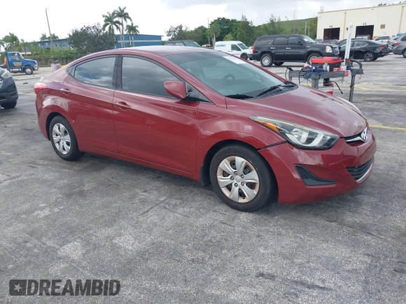 2016 Hyundai Elantra SE with VIN 5NPDH4AE1GH755960, listed as a IAAI auction lot 42763494 with 127,684 mi miles and . Bid and sale history available at DreamBid. Image 1.