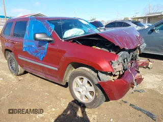 2008 Jeep Grand Cherokee Laredo with VIN 1J8GS48K08C220943, listed as a IAAI auction lot 41126853 with 1 mi miles. Bid and sale history available at carsss.com. Image 1.