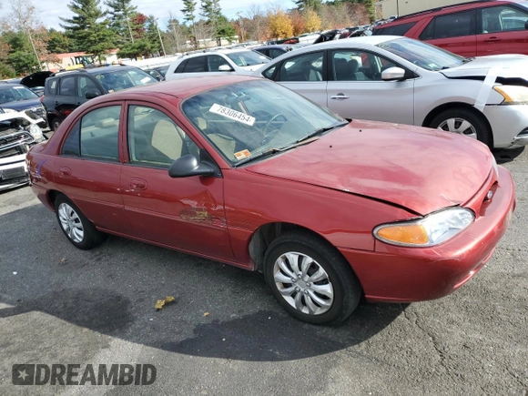 2001 Ford Escort Fleet z VIN 3FAFP13P21R155306, wystawiony jako Copart lot #78306454 z przebiegiem 55 110 mil mil oraz Czysty tytuł • Clean title. Historia ofert i sprzedaży dostępna na DreamBid. Obrazek 4.
