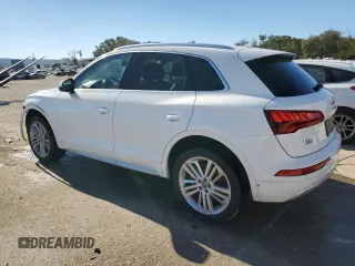 2018 Audi Q5 Premium Plus with VIN WA1BNAFY5J2010455, listed as a Copart auction lot 72926202 with 53,290 mi miles. Bid and sale history available at carsss.com. Image 2.
