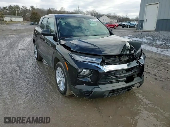 2021 Chevrolet TrailBlazer LS with VIN KL79MMS24MB160407, listed as a Copart auction lot 37334654 with 9,100 mi miles. Bid and sale history available at carsss.com. Image 12.