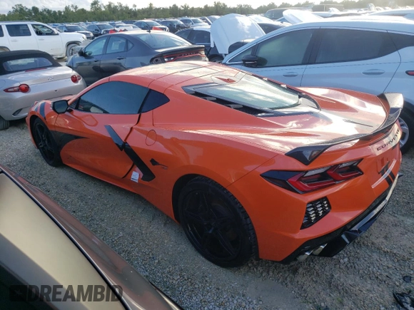 2021 Chevrolet Corvette 2LT with VIN 1G1YB2D42M5112127, listed as a Copart auction lot 73913924 with 7,040 mi miles and Non Repairable. Bid and sale history available at carsss.com. Image 2.