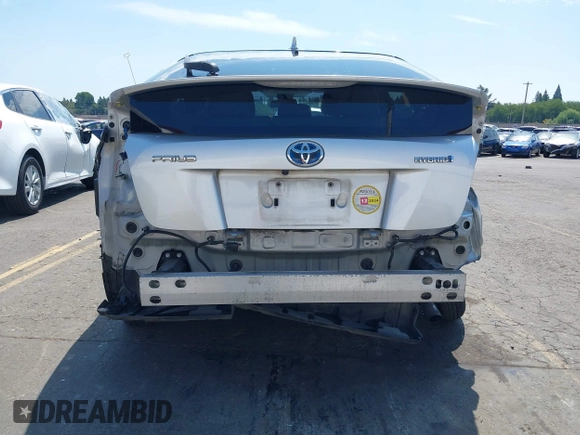 2017 Toyota Prius Two with VIN JTDKBRFU8H3057364, listed as a IAAI auction lot 39968207 with 268,086 mi miles. Bid and sale history available at carsss.com. Image 6.
