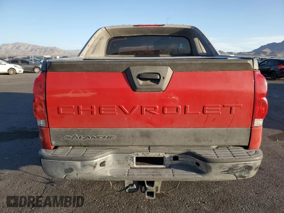 2006 Chevrolet Avalanche Z71 with VIN 3GNEK12Z96G152582, listed as a Copart auction lot 51324435 with Not Provided miles and Salvage Title. Bid and sale history available at DreamBid. Image 6.