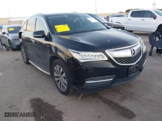 2014 Acura MDX Tech Pkg with VIN 5FRYD4H4XEB027753, listed as a IAAI auction lot 41131970 with 103,586 mi miles. Bid and sale history available at carsss.com. Image 1.