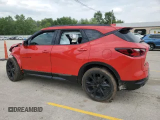 2021 Chevrolet Blazer RS z VIN 3GNKBKRS5MS500535, wystawiony jako Copart lot #59502815 z przebiegiem Nie podano mil oraz Szkoda całkowita • Salvage title. Historia ofert i sprzedaży dostępna na DreamBid. Obrazek 2.