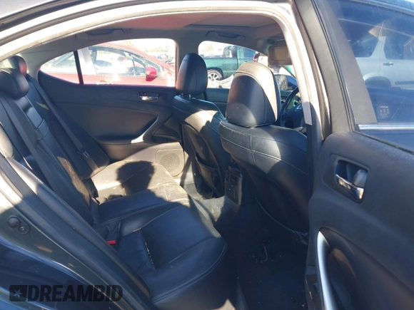 2009 Lexus IS 250 with VIN JTHBK262695105888, listed as a IAAI auction lot 41392279 with 193,151 mi miles and . Bid and sale history available at DreamBid. Image 8.