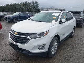 2020 Chevrolet Equinox LT with VIN 2GNAXUEV5L6127261, listed as a IAAI auction lot 41473837 with 200,744 mi miles. Bid and sale history available at carsss.com. Image 2.