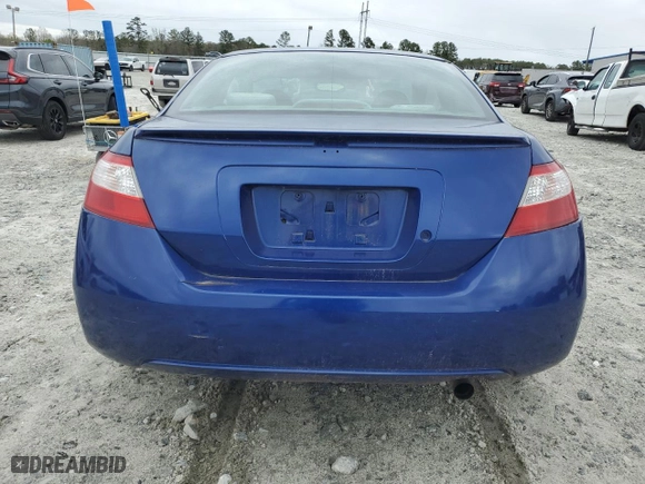 2007 Honda Civic Cpe LX with VIN 2HGFG12667H577698, listed as a Copart auction lot 50335115 with 285,525 mi miles and Clean Title. Bid and sale history available at carsss.com. Image 6.