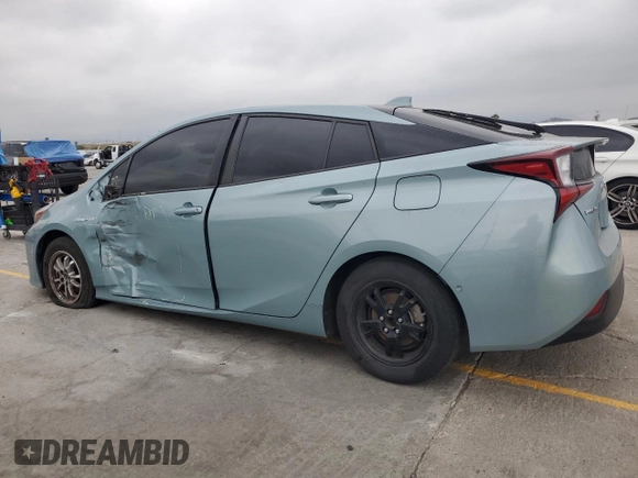 2021 Toyota Prius L Eco with VIN JTDKAMFU4M3136370, listed as a Copart auction lot 53513905 with 63,165 mi miles and Salvage title. Bid and sale history available at DreamBid. Image 2.