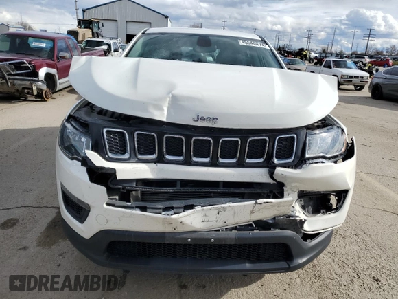 2021 Jeep Compass Freedom with VIN 3C4NJDAB3MT545189, listed as a Copart auction lot 45540474 with 32,563 mi miles and Salvage Title. Bid and sale history available at carsss.com. Image 5.