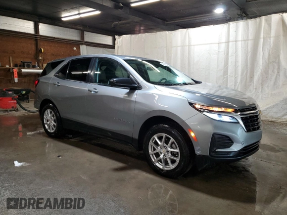 2023 Chevrolet Equinox LS z VIN 3GNAXSEG7PL174248, wystawiony jako Copart lot #50692335 z przebiegiem 51 303 mil mil oraz Szkoda całkowita • Salvage title. Historia ofert i sprzedaży dostępna na DreamBid. Obrazek 4.