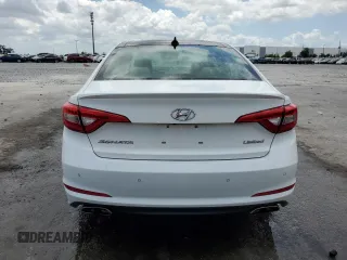 2015 Hyundai Sonata Sport with VIN 5NPE34AF3FH220932, listed as a Copart auction lot 54533715 with 151,346 mi miles and Salvage title. Bid and sale history available at DreamBid. Image 6.