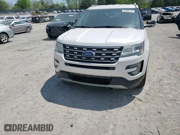 2017 Ford Explorer XLT with VIN 1FM5K8D84HGB59052, listed as a Copart auction lot 53406145 with 107,031 mi miles and Salvage Title. Bid and sale history available at carsss.com. Image 12.
