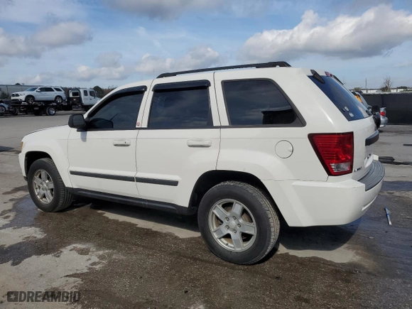 2007 Jeep Grand Cherokee Laredo with VIN 1J8HS48P37C626360, listed as a Copart auction lot 42608185 with 129,715 mi miles and Salvage Title. Bid and sale history available at carsss.com. Image 2.