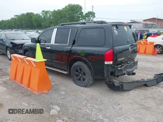 2008 Nissan Armada SE z VIN 5N1BA08D48N609079, wystawiony jako IAAI lot #42279932 z przebiegiem 162 921 mil mil oraz . Historia ofert i sprzedaży dostępna na DreamBid. Obrazek 3.