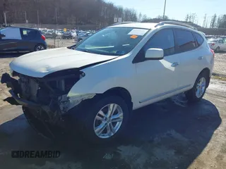 2013 Nissan Rogue S with VIN JN8AS5MV3DW649641, listed as a IAAI auction lot 41695728 with 147,403 mi miles and . Bid and sale history available at DreamBid. Image 2.