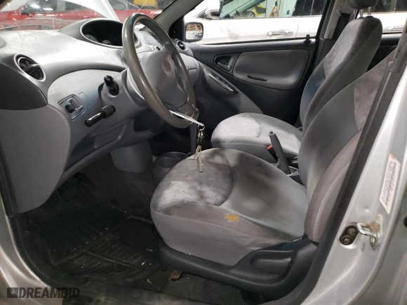 2001 Toyota ECHO with VIN JTDBT123810170265, listed as a Copart auction lot 78328604 with 128,273 mi miles and Salvage Title. Bid and sale history available at carsss.com. Image 7.