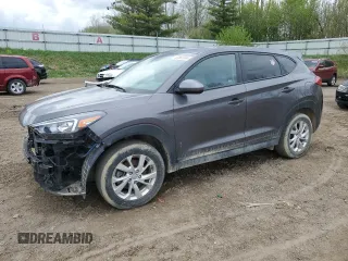 2021 Hyundai Tucson SE with VIN KM8J23A49MU362792, listed as a Copart auction lot 52365884 with 37,624 mi miles and Salvage Title. Bid and sale history available at carsss.com. Image 1.