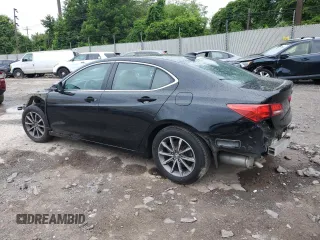 2020 Acura TLX with VIN 19UUB1F39LA003725, listed as a Copart auction lot 62108405 with Not provided miles and Salvage title. Bid and sale history available at DreamBid. Image 2.