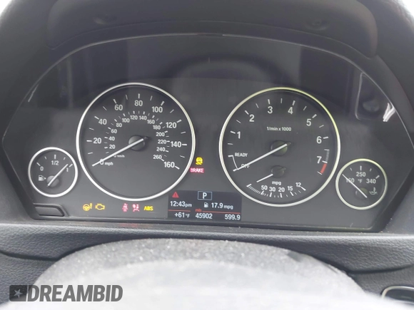 2013 BMW 3 Series 328i xDrive with VIN WBA3B5G58DNS00569, listed as a IAAI auction lot 42257009 with 45,902 mi miles and . Bid and sale history available at DreamBid. Image 7.