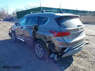 2020 Hyundai Santa Fe SEL with VIN 5NMS3CADXLH244536, listed as a IAAI auction lot 41285762 with 24,806 mi miles. Bid and sale history available at carsss.com. Image 3.