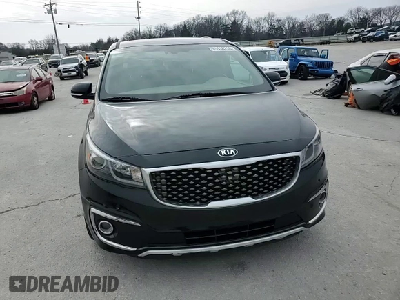 2016 Kia Sedona SX-L with VIN KNDME5C18G6108863, listed as a Copart auction lot 45536295 with 110,337 mi miles and Salvage Title. Bid and sale history available at carsss.com. Image 12.
