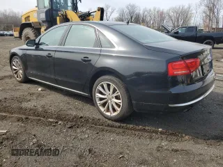 2011 Audi A8 with VIN WAUAVAFD9BN001074, listed as a Copart auction lot 51672175 with 130,823 mi miles and Non repairable. Bid and sale history available at DreamBid. Image 2.