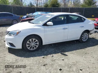 2019 Nissan Sentra S with VIN 3N1AB7APXKY315421, listed as a Copart auction lot 50919995 with 110,291 mi miles and Salvage Title. Bid and sale history available at carsss.com. Image 1.