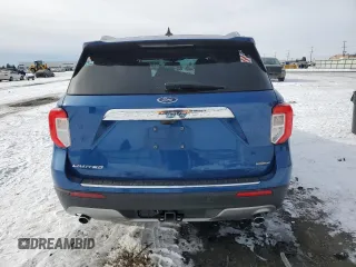 2021 Ford Explorer Limited with VIN 1FM5K8FW2MNA11693, listed as a Copart auction lot 44755345 with 31,500 mi miles and Salvage Title. Bid and sale history available at carsss.com. Image 6.