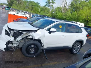 2024 Toyota RAV4 XLE Premium with VIN 2T3C1RFV5RW335409, listed as a IAAI auction lot 42156278 with 10,840 mi miles and . Bid and sale history available at DreamBid. Image 14.