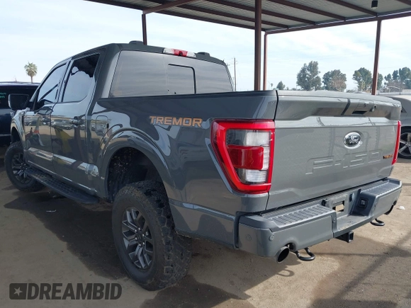 2021 Ford F-150 XL with VIN 1FTEW1E80MFD01797, listed as a IAAI auction lot 41666630 with 25,019 mi miles. Bid and sale history available at carsss.com. Image 3.